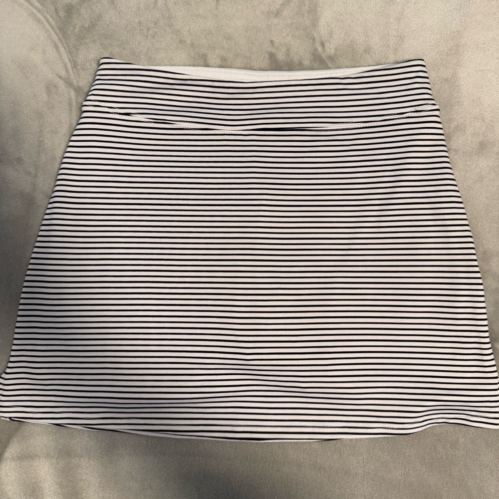 Soybu Athletic Skort Skirt Black‎ & White Stripe Size XS